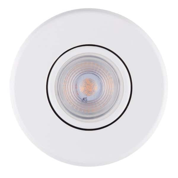 Commercial Electric Slimline Integrated LED 6 in Round Canless Recessed Light