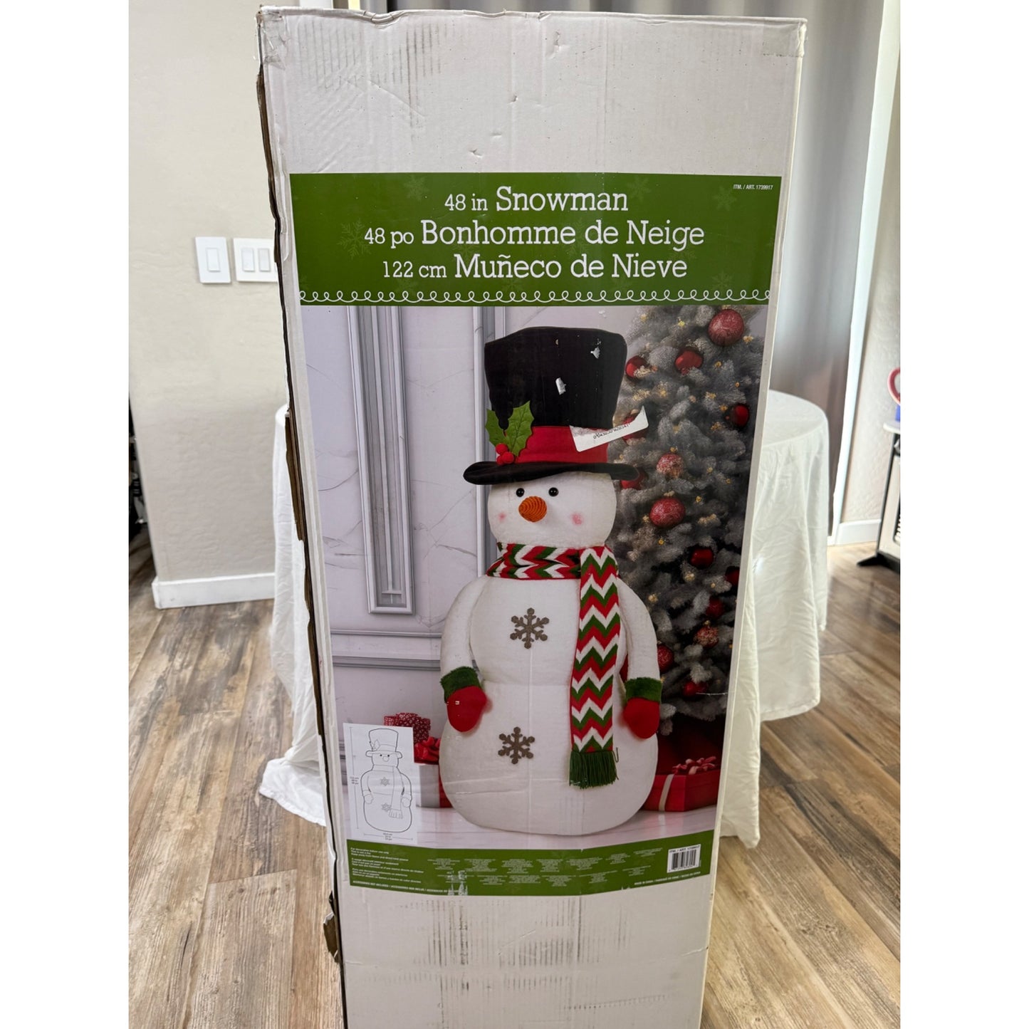 48 in. Plush Snowman