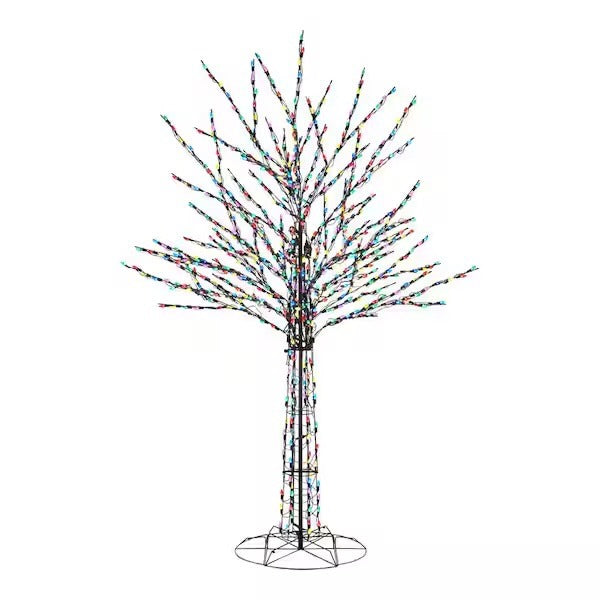 Home Accents Holiday 8 ft. Giant-Sized Bare Branch Multi LED Tree