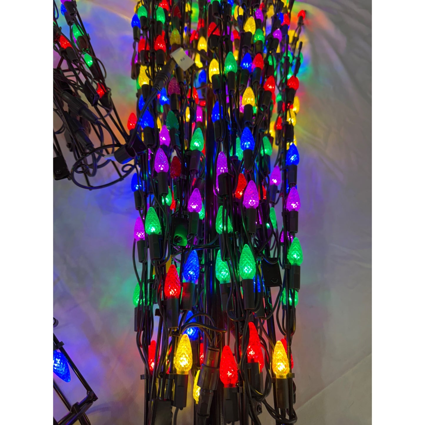Home Accents Holiday 8 ft. Giant-Sized Bare Branch Multi LED Tree