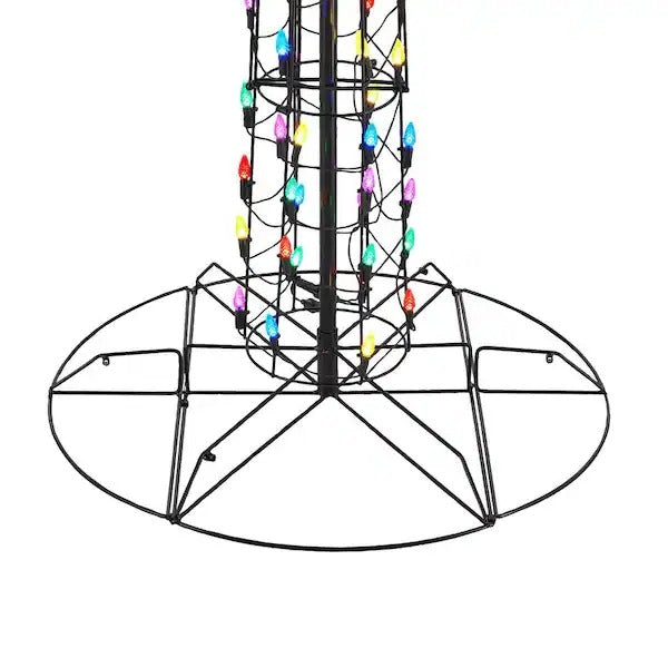 Home Accents Holiday 8 ft. Giant-Sized Bare Branch Multi LED Tree
