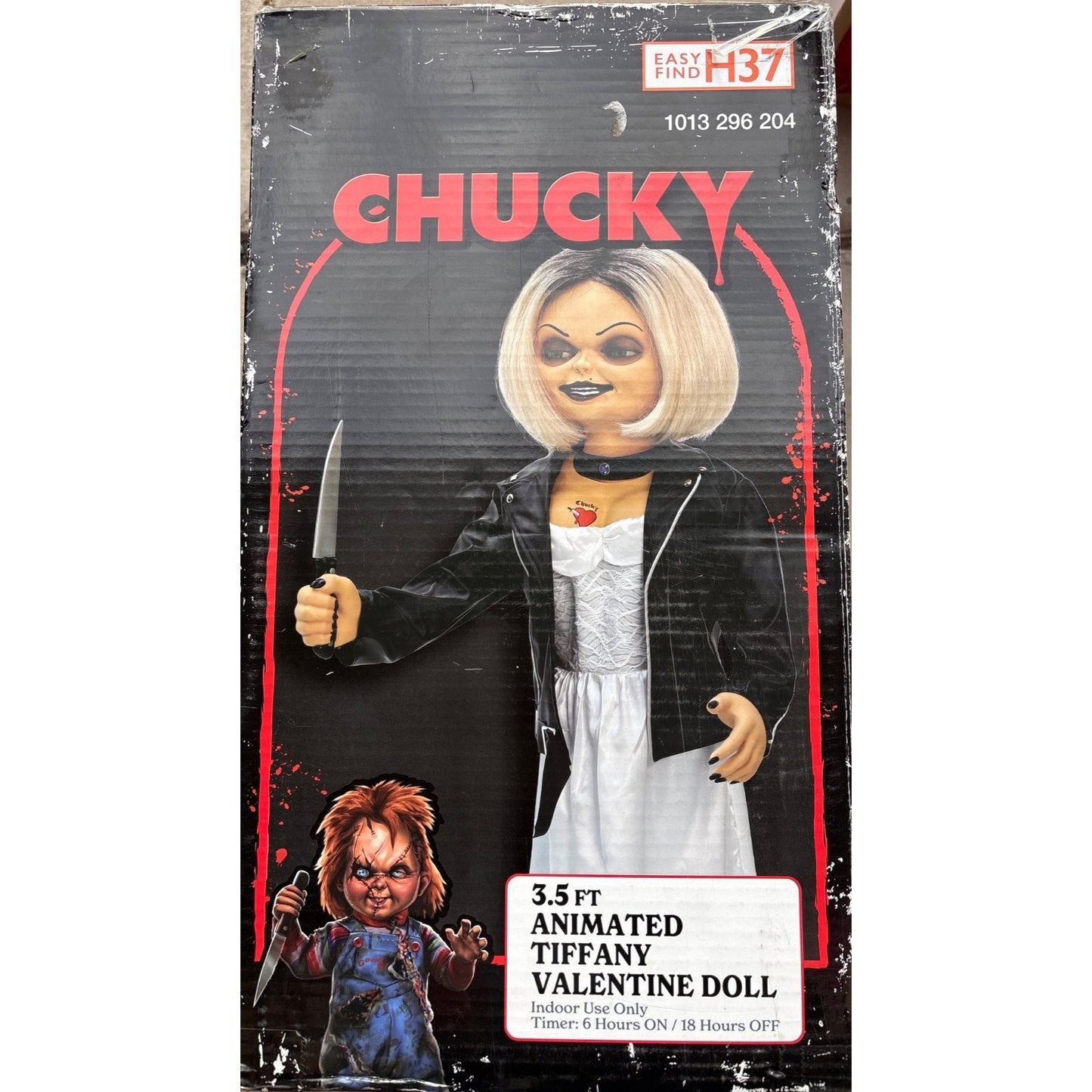Used 3.5FT Animated Universal Tiffany Valentine Decoration | Bride of Chucky