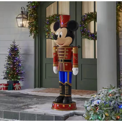 5 Ft. LED Holiday Mickey Mouse Nutcracker Holiday Yard Decoration Y47
