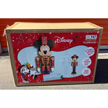 5 Ft. LED Holiday Mickey Mouse Nutcracker Holiday Yard Decoration Y47