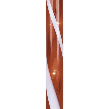 Set Of 8 Northlight Candy Cane Pathway Markers W/ 8 Light Functions 24" Tall
