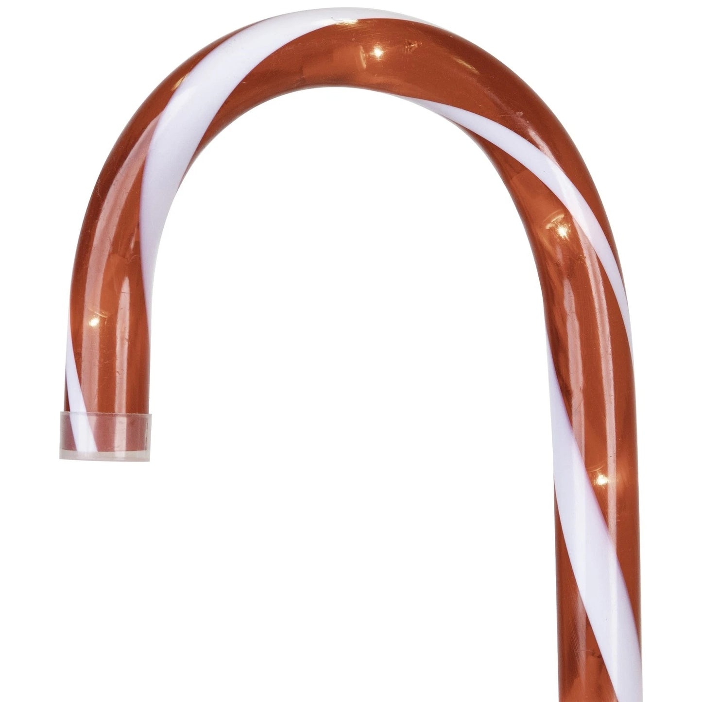 Set Of 8 Northlight Candy Cane Pathway Markers W/ 8 Light Functions 24" Tall
