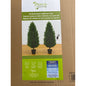 4ft UV Resistant Cedar Tree 2-Pack Artificial Plants Ideal For Indoor/Outdoor Use Nearly Natural