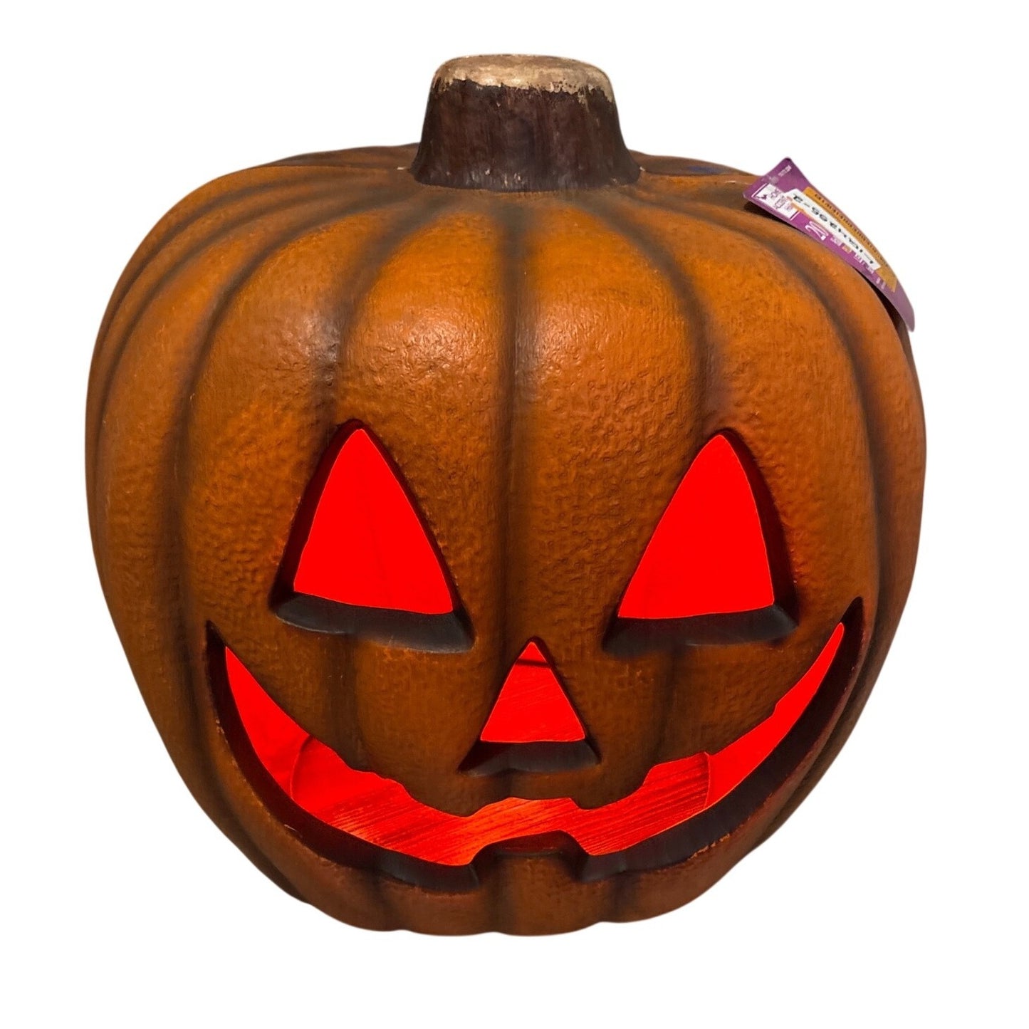 20-Inch Plug-In LED Happy Jack-O-Lantern Halloween Decoration For Indoor/Outdoor Use
