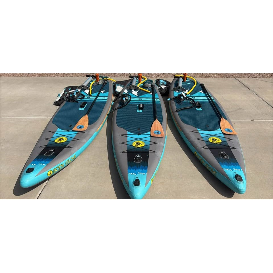 Body Glove Performer 11 ISUP Package - Paddle Board, Backpack, Electric, Hand Pump, Ankle Coil