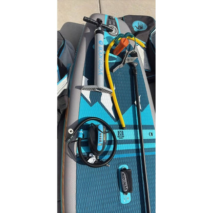 Body Glove Performer 11 ISUP Package - Paddle Board, Backpack, Electric, Hand Pump, Ankle Coil