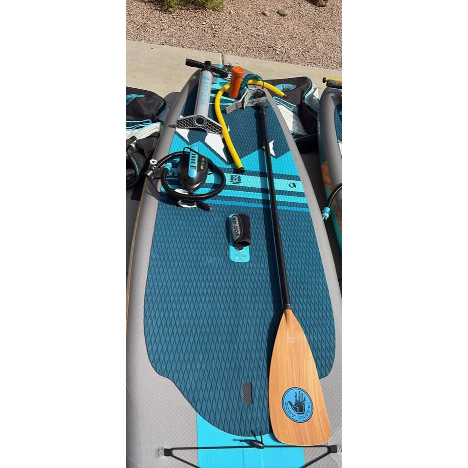 Body Glove Performer 11 ISUP Package - Paddle Board, Backpack, Electric, Hand Pump, Ankle Coil
