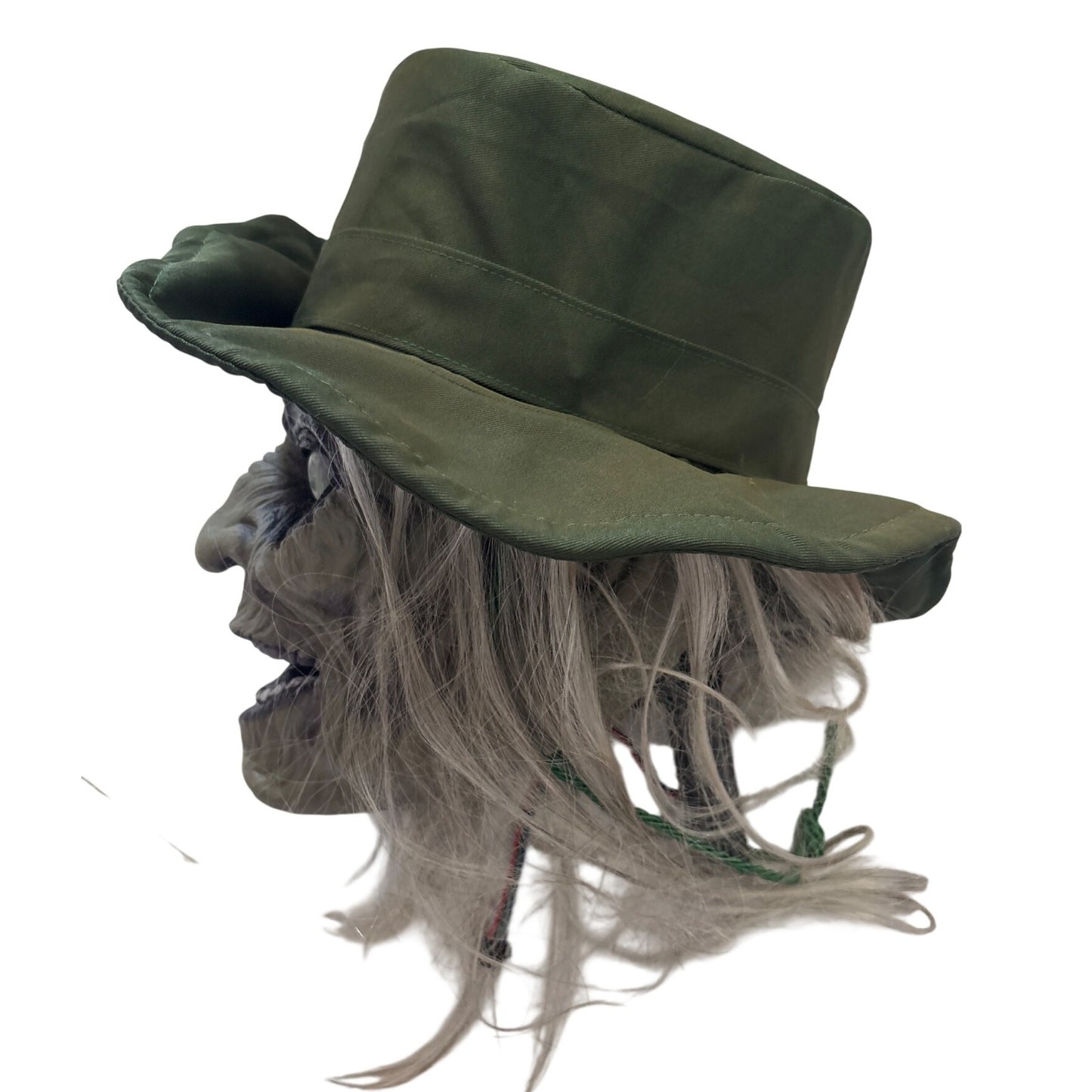 Home Depot 6.5 ft Animated Swamp Fisherman Part K Head Only- New