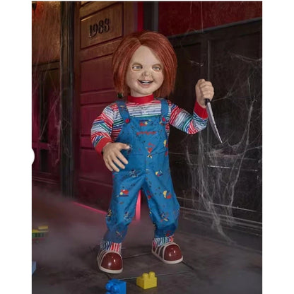 Classic 3.5 Ft Animated Chucky Doll Indoor Use Only Motion Activated Speaks 3 Phrases