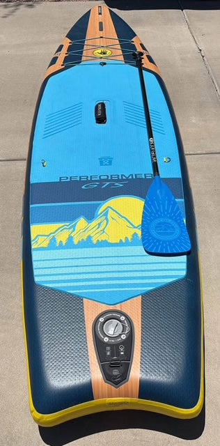 Like New- 11 ft Body Glove Performer GTS Inflatable Paddle Board Package