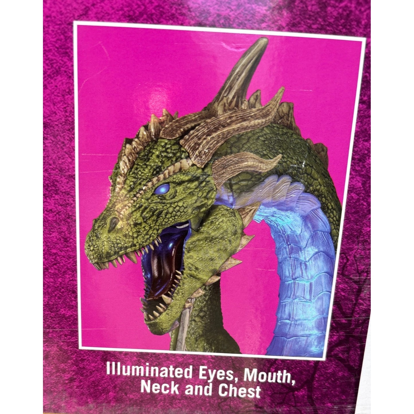 8 Ft Giant-Sized Animated Wyvern With Color-Changing LED Lights & Roaring Sounds– Local Pickup Only