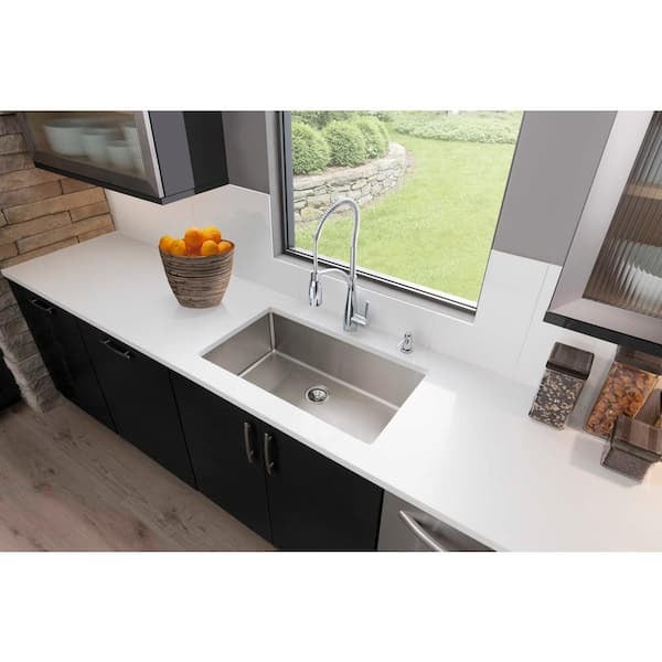 Elkay 32 in. Undermount Single Bowl 18-Gauge Stainless Steel Kitchen Sink