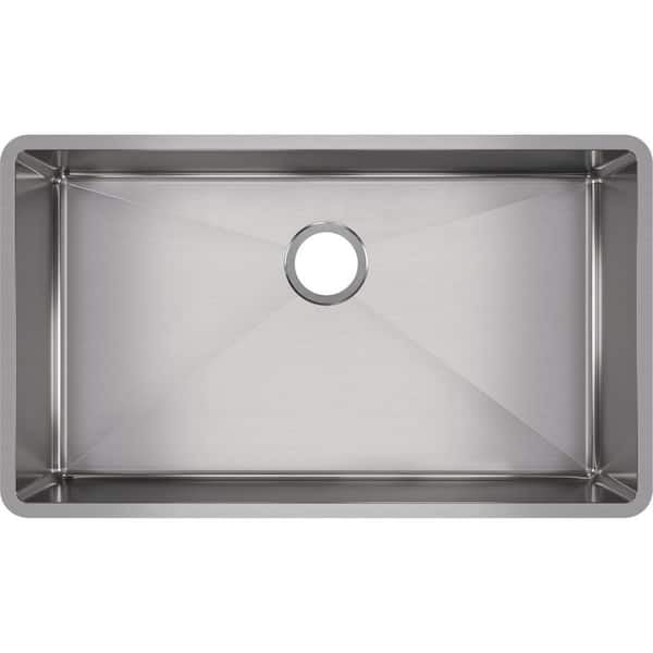 Elkay 32 in. Undermount Single Bowl 18-Gauge Stainless Steel Kitchen Sink