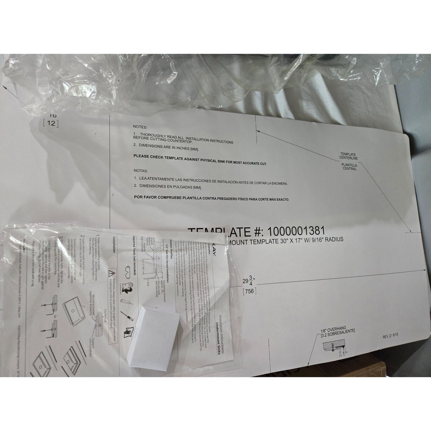 Elkay 32 in. Undermount Single Bowl 18-Gauge Stainless Steel Kitchen Sink