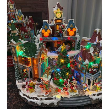 Disney Animated Holiday Village with lights and music