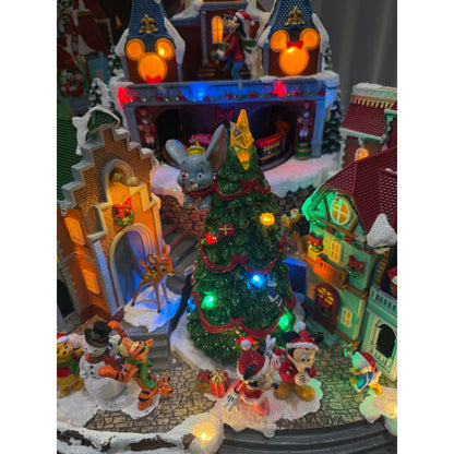 Disney Animated Holiday Village with lights and music