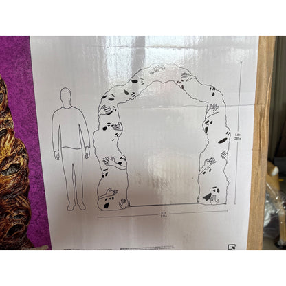 7 Ft Grave And Bones LED Twisted Souls Archway By Home Accents Holiday Local Pickup Only