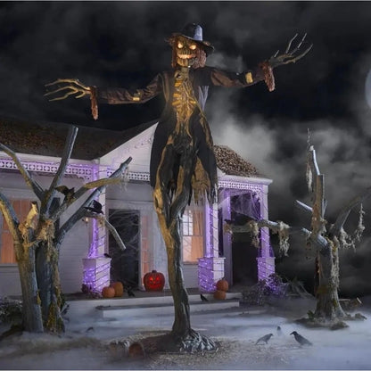15 Ft. Gruesome Grounds Giant-Sized Animated LED Worricrow H10 Local Pickup Only