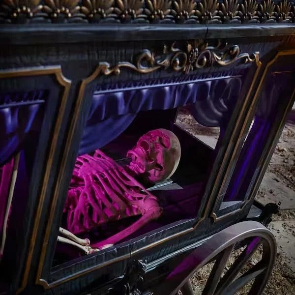 2025 Home Accents Halloween Holiday 5 ft. Animated LED Hearse - AZ Pickup