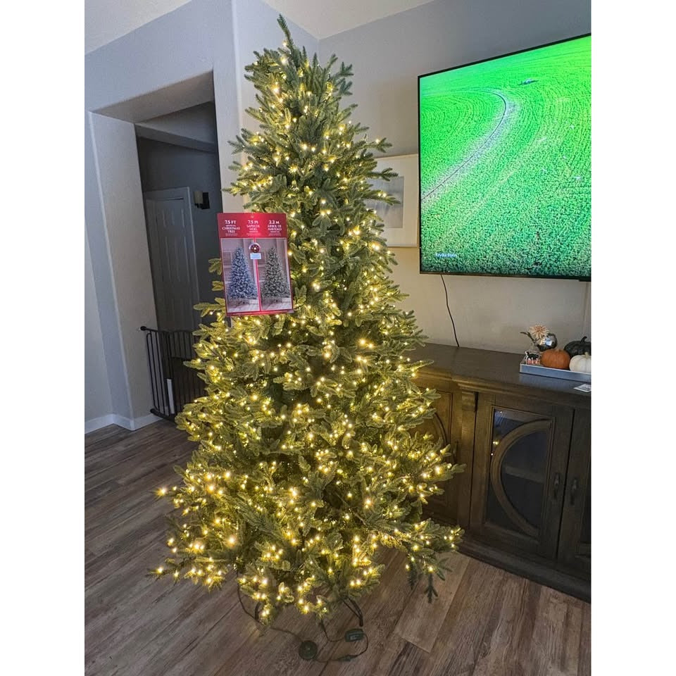 7.5' Pre-lit Radiant Micro LED with Twinkle Premium Artificial Christmas Tree