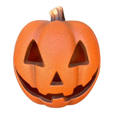 10-Inch LED Happy Jack-O-Lantern Plug-In Indoor/Outdoor Halloween Décor
