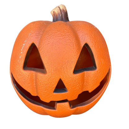 10-Inch LED Happy Jack-O-Lantern Plug-In Indoor/Outdoor Halloween Décor