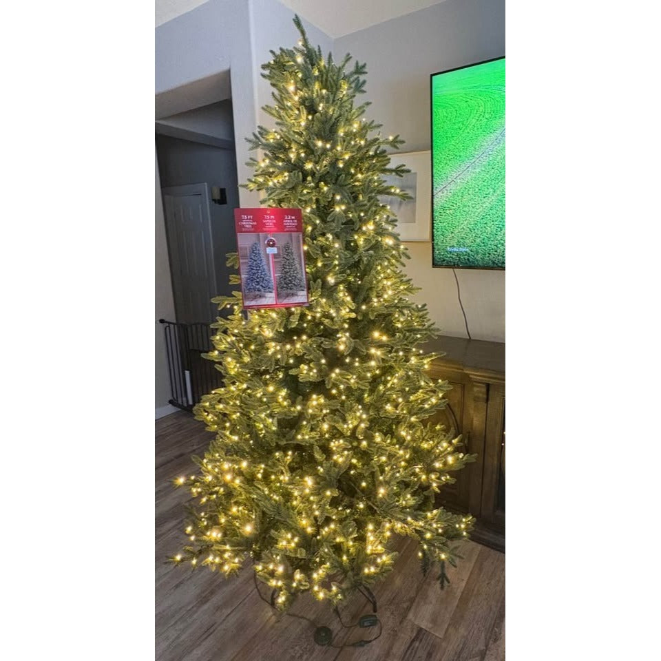 7.5' Pre-lit Radiant Micro LED with Twinkle Premium Artificial Christmas Tree Local Pickup Only