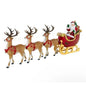 Home Depot 9 ft Giant Sized LED Santas Sleigh with Reindeer Holiday 2025