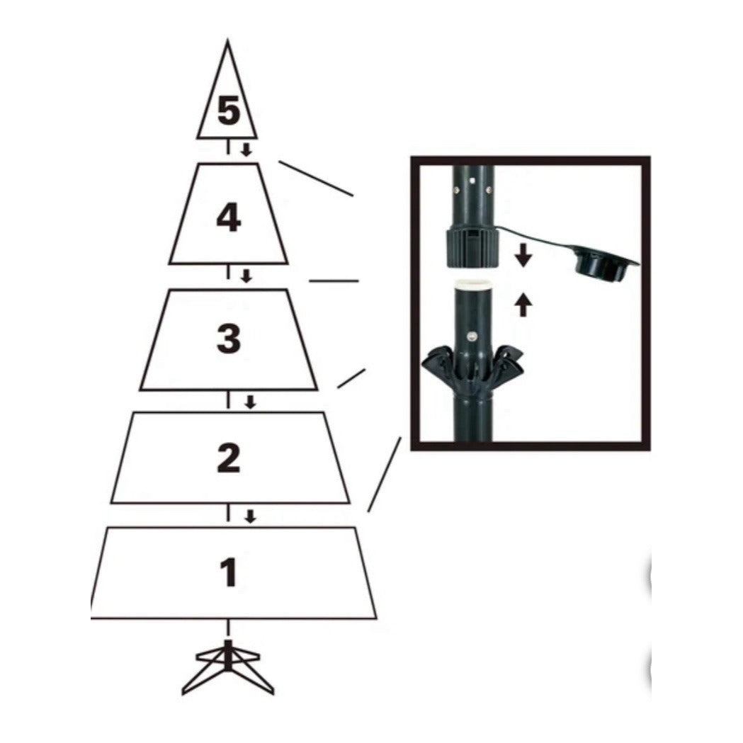 12 ft Pre-Lit Aspen  Artificial Christmas Tree, 4,430 Changing Micro Dot Twinkle