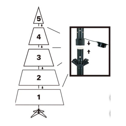 12 ft Pre-Lit Aspen  Artificial Christmas Tree, 4,430 Changing Micro Dot Twinkle