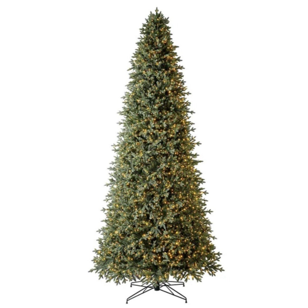 12 ft Pre-Lit Aspen  Artificial Christmas Tree, 4,430 Changing Micro Dot Twinkle- Local Pickup Only