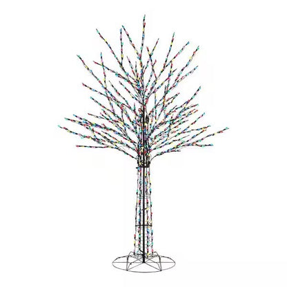 Home Accents Holiday 8 ft. Giant-Sized Bare Branch Multi LED Tree
