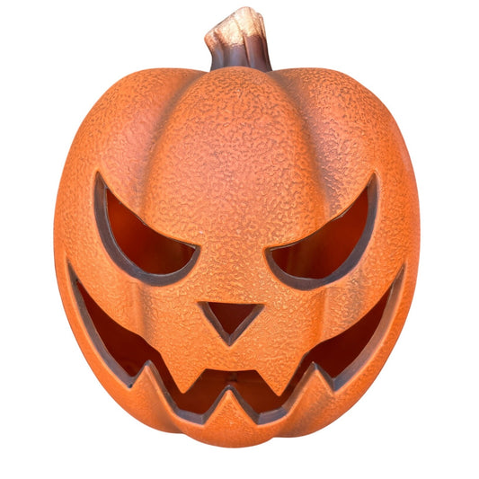 10-Inch LED Plug-In Spooky Jack-O-Lantern Halloween Decoration For Indoor/Outdoor Use
