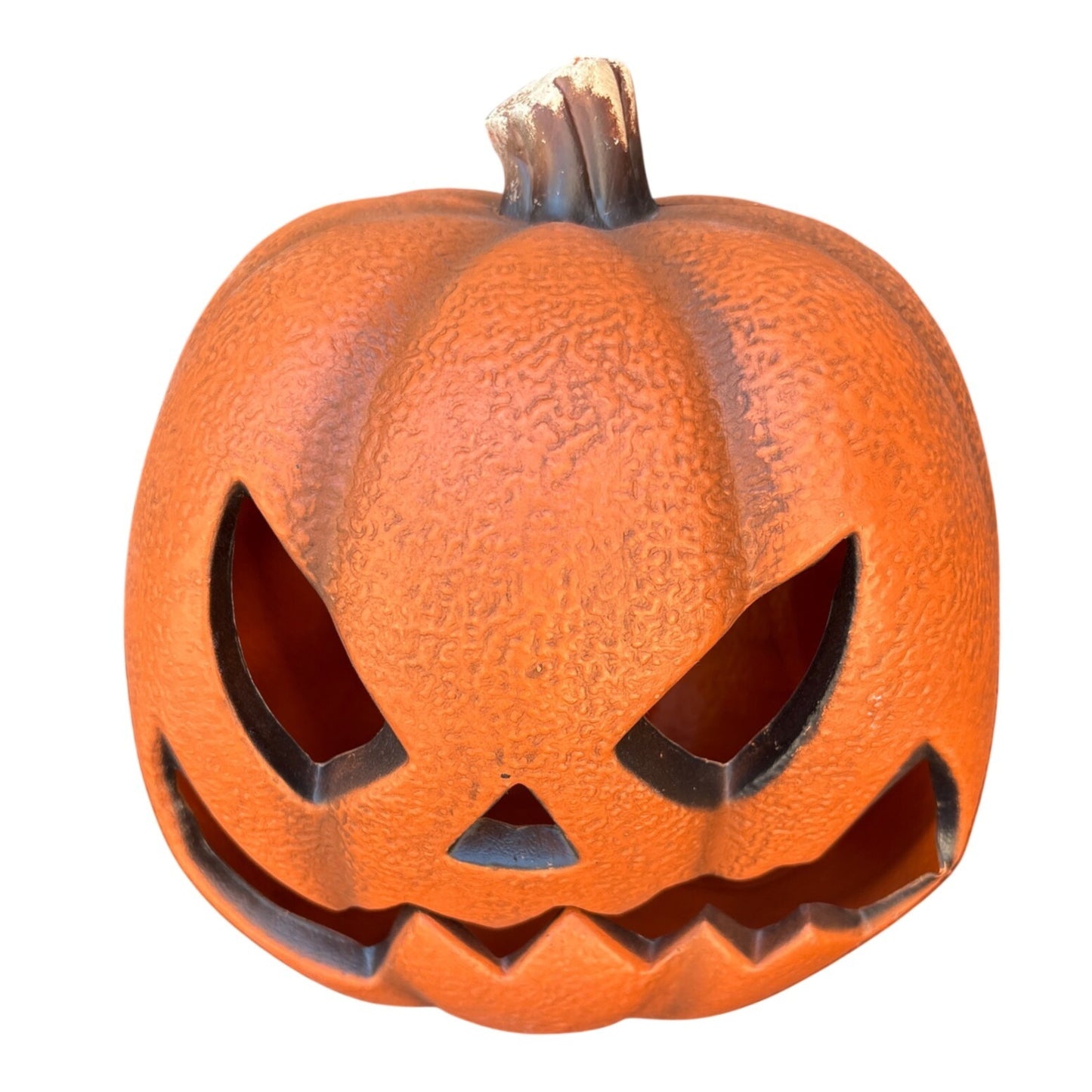 10-Inch LED Plug-In Spooky Jack-O-Lantern Halloween Decoration For Indoor/Outdoor Use