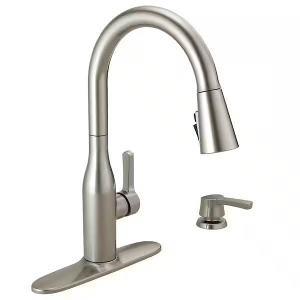 Delta Marca Kitchen Faucet SpotShield Stainless Pull-Down Sprayer 19706-SPSD-DST