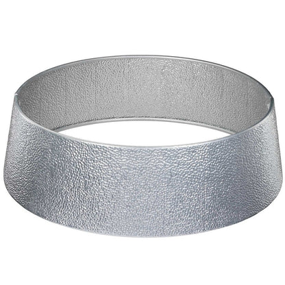 Christmas Silver Metal Tree Collar 33-in W X 10-in H