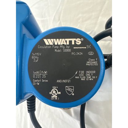 Hot Water Recirculating System with Built-in Timer