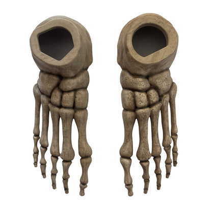 6.5ft Grave & Bones LED App Controlled Ultra Skelly 1013295819 Part C & B Feet