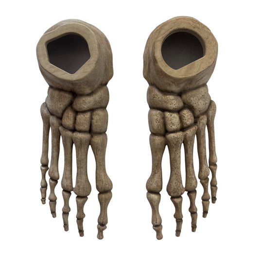 6.5ft Grave & Bones LED App Controlled Ultra Skelly 1013295819 Part C & B Feet
