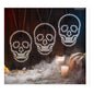 Home Accents Holiday 3-Pack 10 in. Hi-Vibrant Skulls (2-Pack)