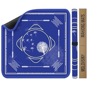 Mahjong Mat 31.5 Inch Square Dandelion Drift