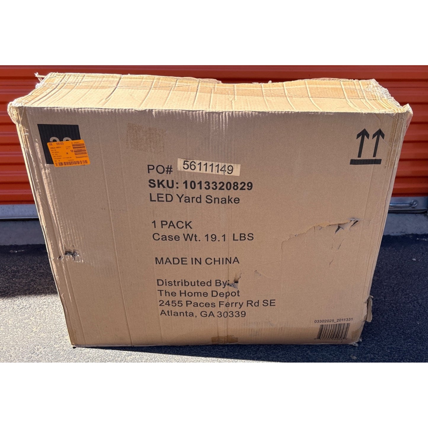 LED Yard Snake Decorative Outdoor Light Green & White 19.1 Lbs The Home Depot