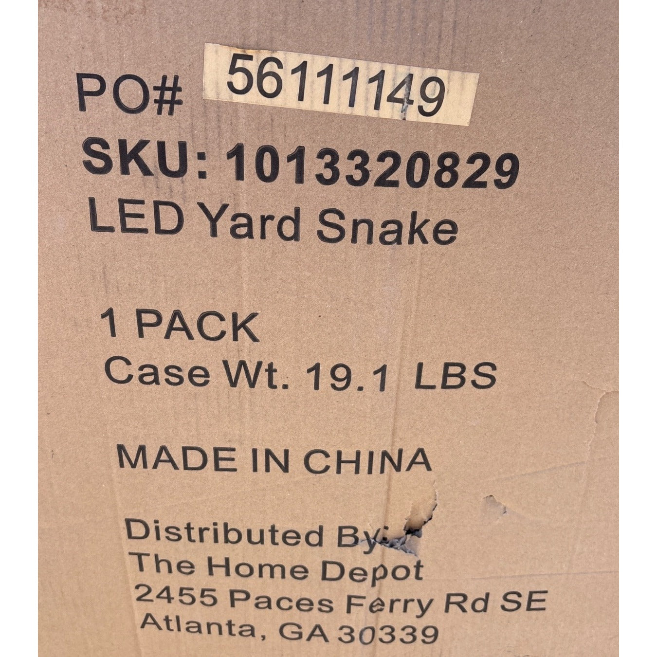 LED Yard Snake Decorative Outdoor Light Green & White 19.1 Lbs The Home Depot