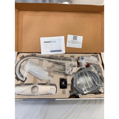 Moen Boman 87162SRS Stainless Steel Kitchen Faucet With Reflex & PowerBoost Technology