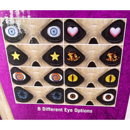 12 Ft. Grave & Bones Giant-Sized Skelly with LifeEyes™ LCD Eyes H5- Local Pickup Only