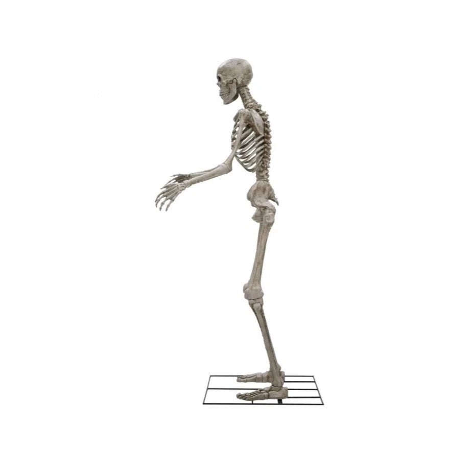12 Ft. Grave & Bones Giant-Sized Skelly with LifeEyes™ LCD Eyes H5- Local Pickup Only